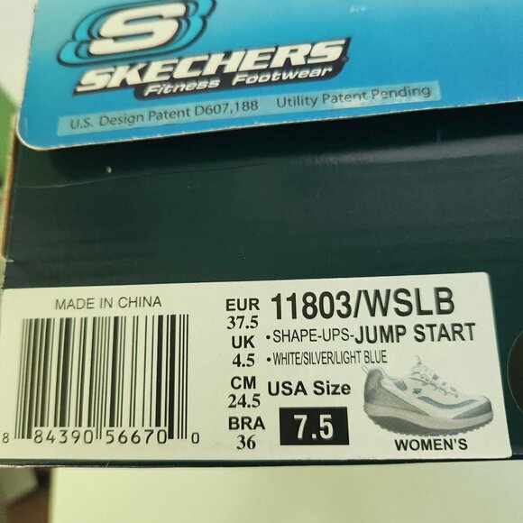 Skechers Shape Ups Jump Start Y2K Toning Walking Sneakers Size 7.5 - Picture 7 of 8